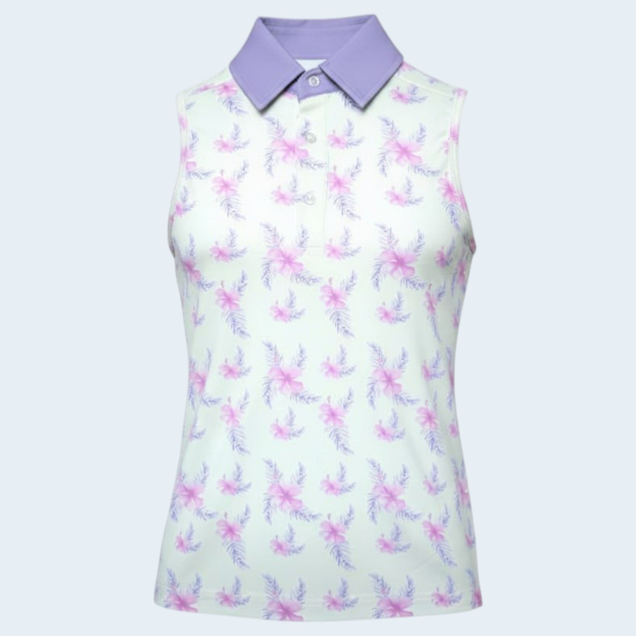 Hawaii Sunrise Ladies Sleeveless Polo